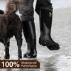 TIDEWE Rubber Boots for Men Multi-Season Waterproof Rain Boots Steel Shank 6mm