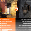 Brightever 2-Pack Outdoor Wall Light Fixtures - OIL-RUBBED BRONZE