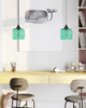RAINLIGHTING 1 Light Hanging Kitchen Island Light Fixtures 6.1"Glass 3 Pack New