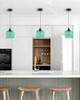 RAINLIGHTING 1 Light Hanging Kitchen Island Light Fixtures 6.1"Glass 3 Pack New