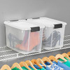 Sterilite 6-Pack 30 Quart Ultra Latch Box, Clear Storage Organizer - B002BA5F5C