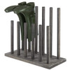 MYGIFT WOOD BOOT RACK ORGANIZER TALL BOOT HOLDER 6 PAIRS HOM1688 - GRAY