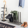MYGIFT WOOD BOOT RACK ORGANIZER TALL BOOT HOLDER 6 PAIRS HOM1688 - GRAY New