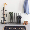 MYGIFT WOOD BOOT RACK ORGANIZER TALL BOOT HOLDER 6 PAIRS HOM1688 - GRAY New