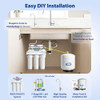 APEC WATER WQA CERTIFIED 7-STAGE DRINKING WATER FILTER SYSTEM BRUSHED NICKEL