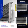 A/C Universal Condenser Parallel Flow 12" H x 24" L x 1" T - Black