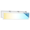Sunco 1x2 LED Flat Panel Light Selectable CCT 3500K/4000K/5000K - Matte White