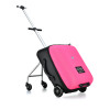 KO-KU Kids Suitcase Fashion Upgraded Version Baby Sitting on Trolley Tavel Bag