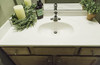 Design House Cultured Marble Side Splash, Ivory Swirl, 550533 New