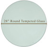 Hamilton Hills Polished 20 Inch Acrylic Glass Table Top