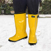 Enguard Yellow Slush Boots, Over The Shoe Rubber Heavy Duty Waterproof 12