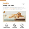 YANXUAN Dog Mat Memory Foam Chic Cat Bed, Double-Sided, Khaki, Jumbo