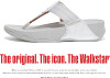 FITFLOP WOMEN'S WALKSTAR TOE-POST SANDAL WALKING SANDALS SIZE: WOMEN 7 - SILVER New