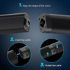 MEKOKA KY8000 SOUND BAR, 2 IN 1 SEPARABLE & 60W SOUNDBAR FOR SMART TV - BLACK