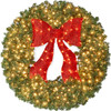 Best Choice Products 60in Large Artificial Holiday Accent Wreath - Green Spruce
