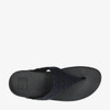 FITFLOP LULU TOE-POST SANDALS WOMEN'S BLACK GEO-WEBBING SLIP SIZE: 7 - BLACK MIX New