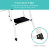 Best Choice Products 4-Step Portable Folding Heavy-Duty Steel Ladder B06XCV3BXZ New
