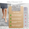 Ude-licate Stone Bath Mat, Diatomaceous Earth, Super Absorbent Bath Mat