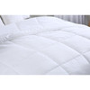 BIBB HOME GOOSE DOWN ALTERNATIVE COMFORTER, QUEEN SIZE - WHITE