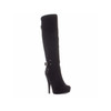 G BY GUESS WOMENS DESTYNN 2 FAUX SUEDE KNEE-HIGH BOOTS - SIZE: WOMEN 10 - BLACK