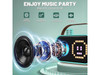 JYX Karaoke Machine, Home Karaoke System with 15 Animated Dispaly Modes, Mini