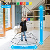 PicassoTiles Fort Building Kit Playset 100P Piece Toy Set B08SF5C13K - Blue New