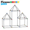 PicassoTiles Fort Building Kit Playset 100P Piece Toy Set B08SF5C13K - Blue New