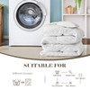 BIGLEAP NEXTAY COMFORTER DUVET INSERT QUEEN SIZE ALL SEASON 88" X 88" - WHITE New