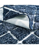 KONA COLLECTION HEAVYWEIGHT PLUSH MICROFIBER BATH RUG 1 PACK - NAVY New