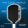 JOOLA PRO IV PICKLEBALL PADDLES RAW CARBON FIBER HYPERION 14MM - WHITE