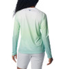 FL2009 COLUMBIA PFG SUPER TIDAL TEE LONG SLEEVE WOMEN 2XL NEW MINT GRADIENT New