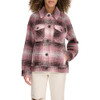 LW4RP061 LEVI'S WOMEN'S ZOE RELAXED WOOL PLAID SHIRT JACKET 2XL - ROSE PLAID New