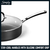 Calphalon 10-Piece Non-Stick Kitchen Cookware Set Black Pots & Pans