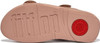 FITFLOP WOMEN'S LULU ADJUSTABLE LEATHER SLIDES CASUAL SANDALS - SIZE: 5 - BEIGE