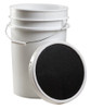 Champion Sports 6 Gallon Bucket Padded Soft Seat Lid Durable B0029VNJ7E - White New