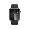APPLE WATCH 9 GPS LTE 41MM GRAPHITE STAINLESS STEEL MIDNIGHT BAND 10