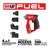MILWAUKEE M12 FUEL 12V LITHIUM-ION 3/8 IN DRILL DRIVER 4 TOOL TOOL-ONLY - RED