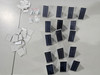 GENERIC SOLAR STAIR LIGHTS OUTDOOR WATERPROOF COOL WHITE - 16 PACK - GRAY