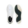 751SMA01361RS LACOSTE MEN'S CARNABY GOLF SHOES, SIZE 8, WHITE/DARK GREEN