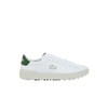 751SMA01361RS LACOSTE MEN'S CARNABY GOLF SHOES, SIZE 8, WHITE/DARK GREEN