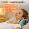 HARRFLOW NECK MASSAGER PORTABLE NECK TRACTION DEVICE,CERVICAL HEATING TURQUOISE