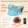 HARRFLOW NECK MASSAGER PORTABLE NECK TRACTION DEVICE,CERVICAL HEATING TURQUOISE