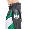 RUBIES GREEN LANTERN DELUXE KIDS BOYS COSTUME JUMPSUIT WITH FAUX JACKET -M New