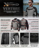 Xelement XS8162 Men's All Season Black Grey Tri-Tex Mesh X-Armor 3X-Large New
