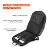 LEVEL8 Condor Laptop Backpack Extra Large Bussiness Bag USB Charging Port Grey New