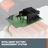 WORX 20V 2.0AH LITHIUM-ION BATTERY 1 PC WA3669 WORX POWERSHARE - Black