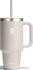 HYDRO FLASK 32 OZ TRAVEL TUMBLER W HANDLE LID AND STRAW INSULATED - OAT TAN New