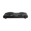IMUSA DOUBLE ELECTRIC HOT PLATE, PERFECT - BLACK