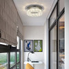 WOSHITU Mini Crystal Chandeliers Bedroom Lighting 24W Dimmable LED - Clear