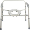 Drive Medical Heavy Duty Bariatric Folding Bedside Commode Seat New